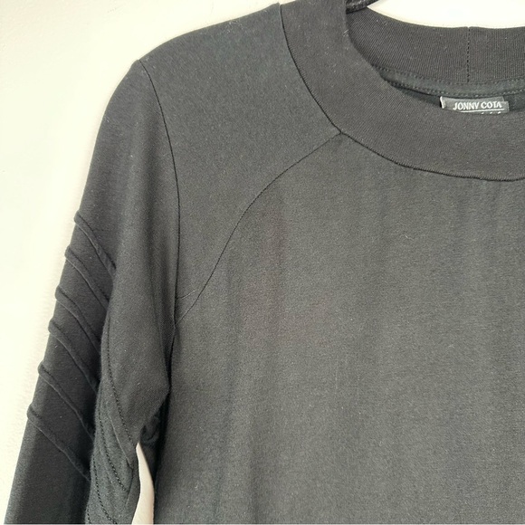 Jonny Cota Studio Dress Size Small Black Moto Asymmetrical Goth Industrial - Picture 7 of 10